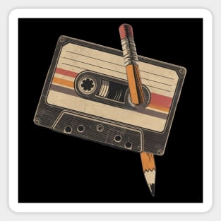 Cassette tape vintage 80s Sticker